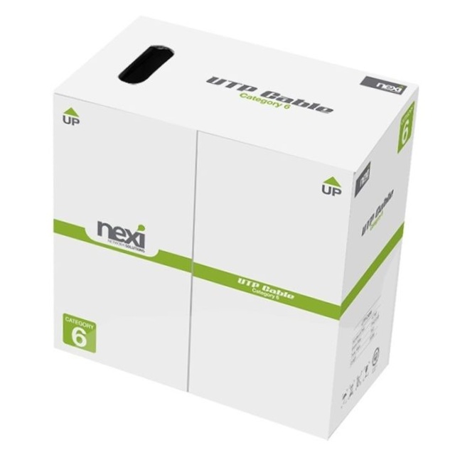 넥시 cat.6 utp 기가비트 랜케이블 300m 대용량 벌크 박스 인터넷랜선 랜선공사 108,210원