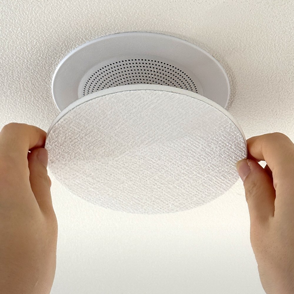 GGY 아파트 안내방송 방음 스티커 스피커 소음 차단 간편부착, 원형 13.5cm, 1개 12,890원