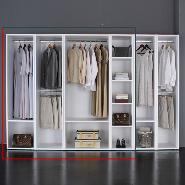 로쏘 헤스트 2400 맞춤형 드레스룸 시스템장 세트 735,900원