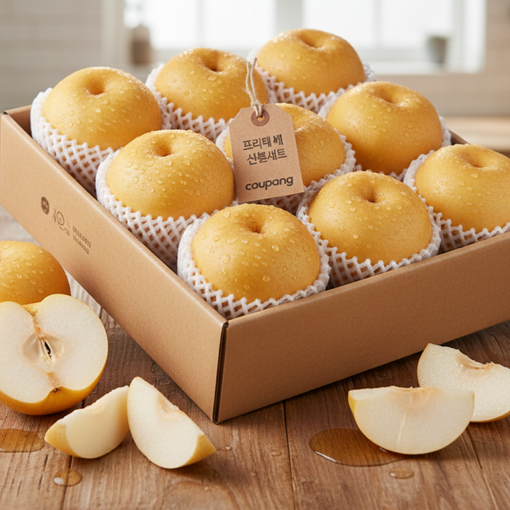 [설맞이특가] 품질선별 고당도 나주배 선물세트, 1박스, 7.5kg (11-13과) 58,000원