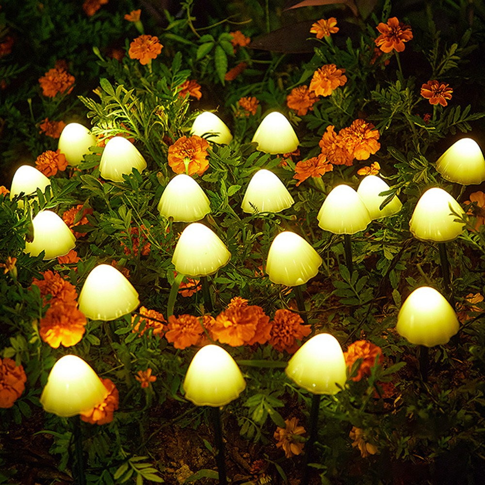 21세기트랜드 태양열 버섯 잔디등 30구, 황색등, 5 x 4 x 20cm 21,500원