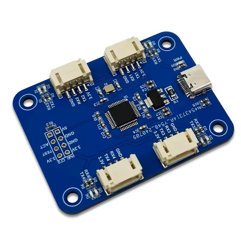 USB to 4채널 TTL 시리얼 모듈(Type-C) CH348Q 6Mbps, 1개, CH348Q_TTL_X4 18,000원