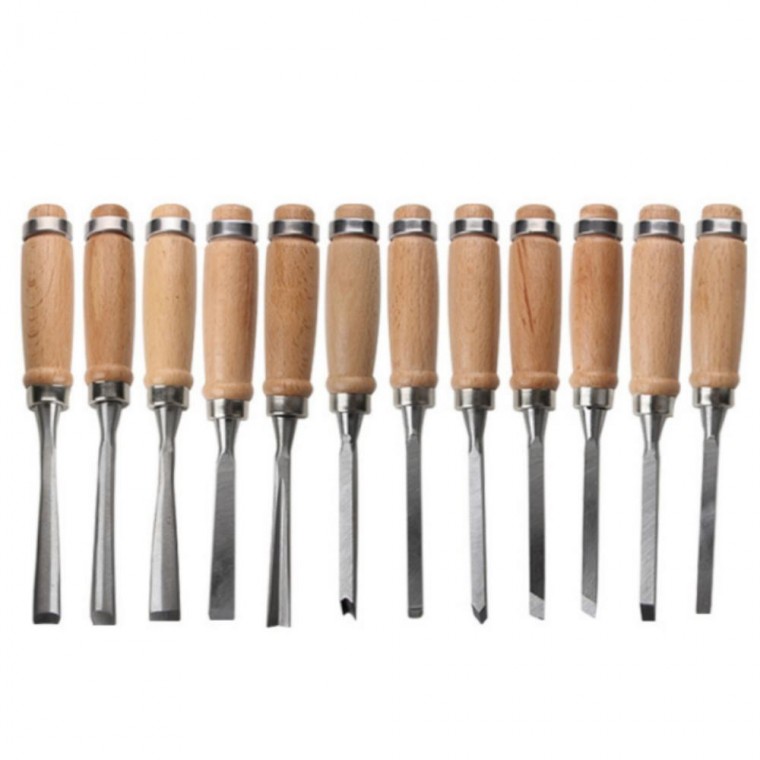 목공용 나무 조각도 12종 세트 끌 모음 조각칼 도구 키트, 1개 32,860원