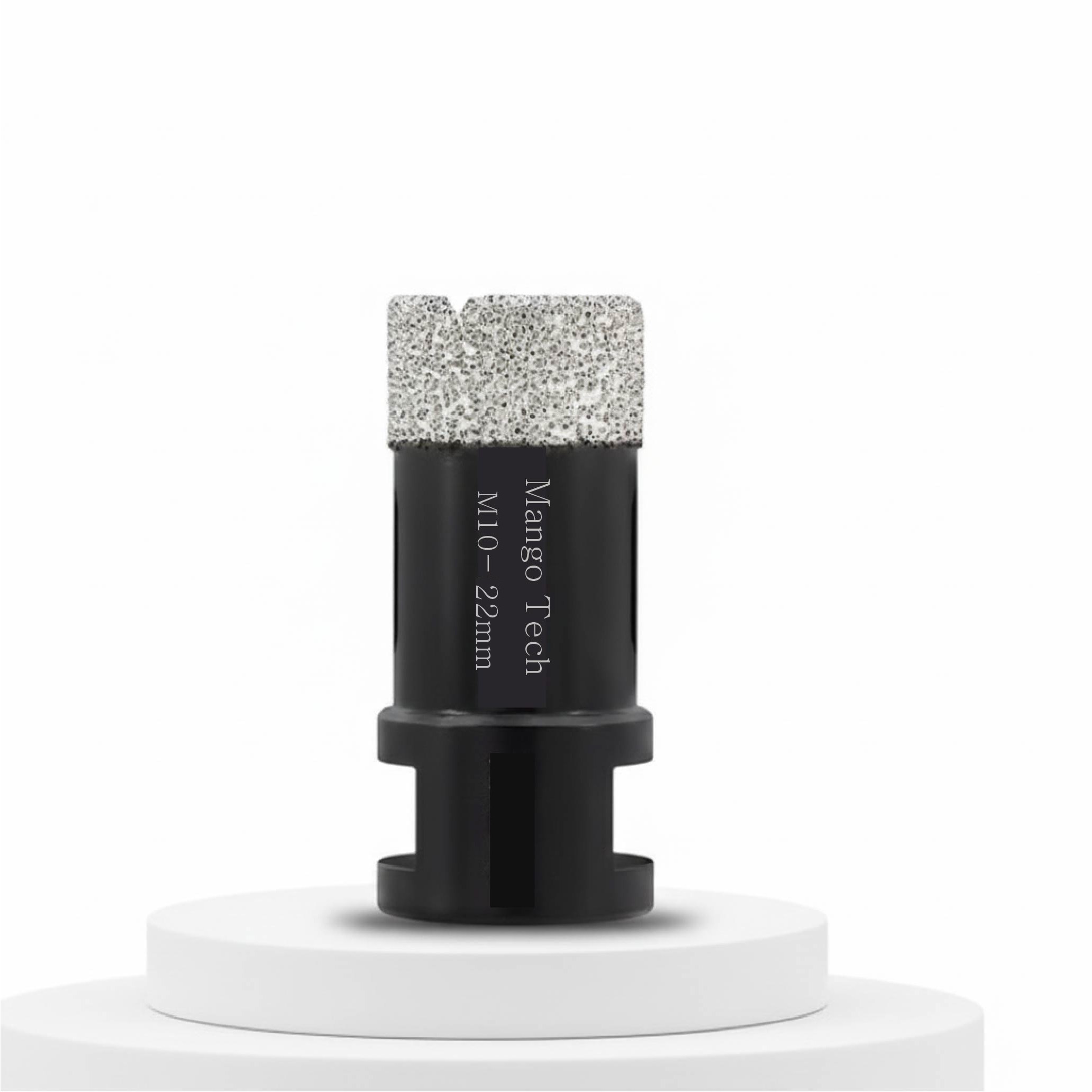 망고테크 그라인더용 다이아몬드 홀쏘 22mm 타일 구멍 기리 임팩용아답터포함 유리 포세린 대리석 도자기 융착 코어 비트 홀커터 홀소, 1개 22,900원