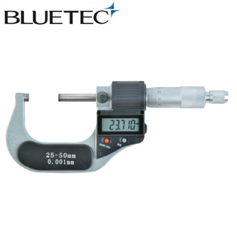 [블루텍] 디지털 외경마이크로미터 BD293-025 / 측정0~25mm, 1개 73,600원