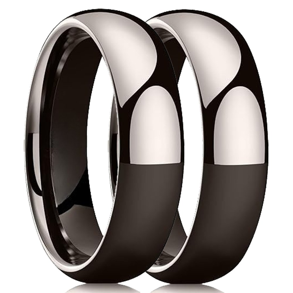 민크 티탸늄 스틸 써지컬 316L 스틸 6mm 더블 가락반지 10,000원