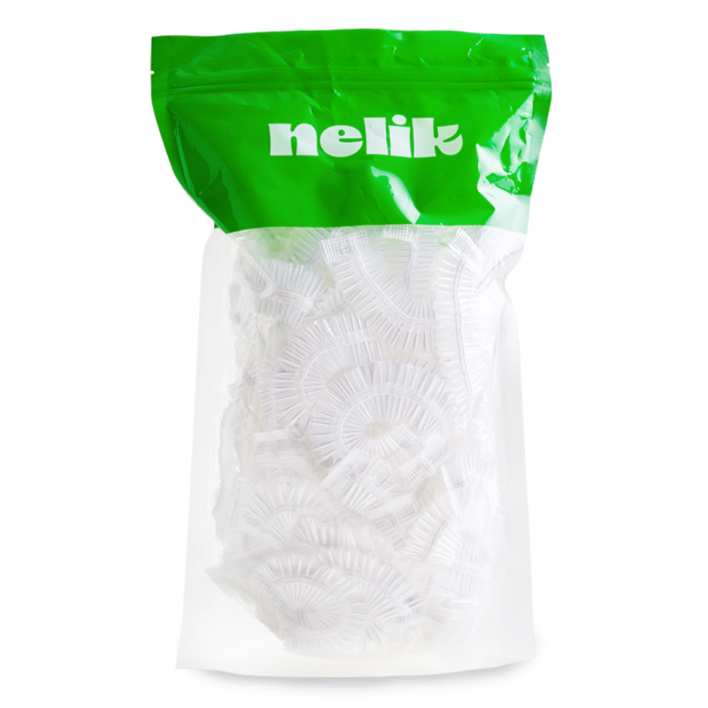 넬릭 퀵 커버 일회용 다용도 비닐 헤어 캡 100p, 투명, 1개 5,880원