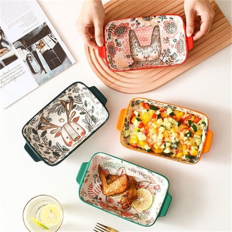 니치유 오븐용 북유럽 캐릭터 스타일 그라탕 수입 그릇 라자냐 오븐 그릇 19,800원