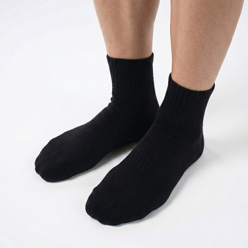 크로커다일 이중 쿠션 런닝 스포츠 중목 양말 6켤레 9,000원