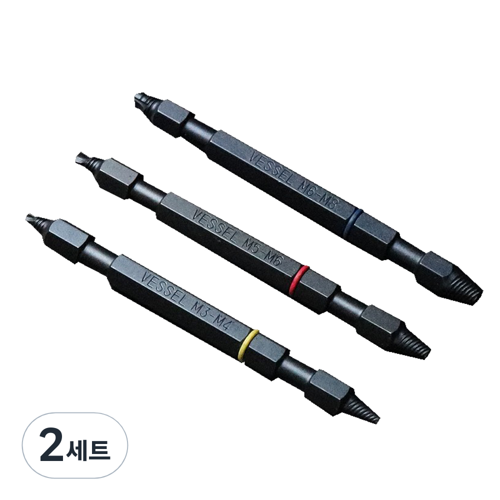 베셀 볼트 리무버 반대탭 NEJ-123 3p 세트, 2세트 31,200원
