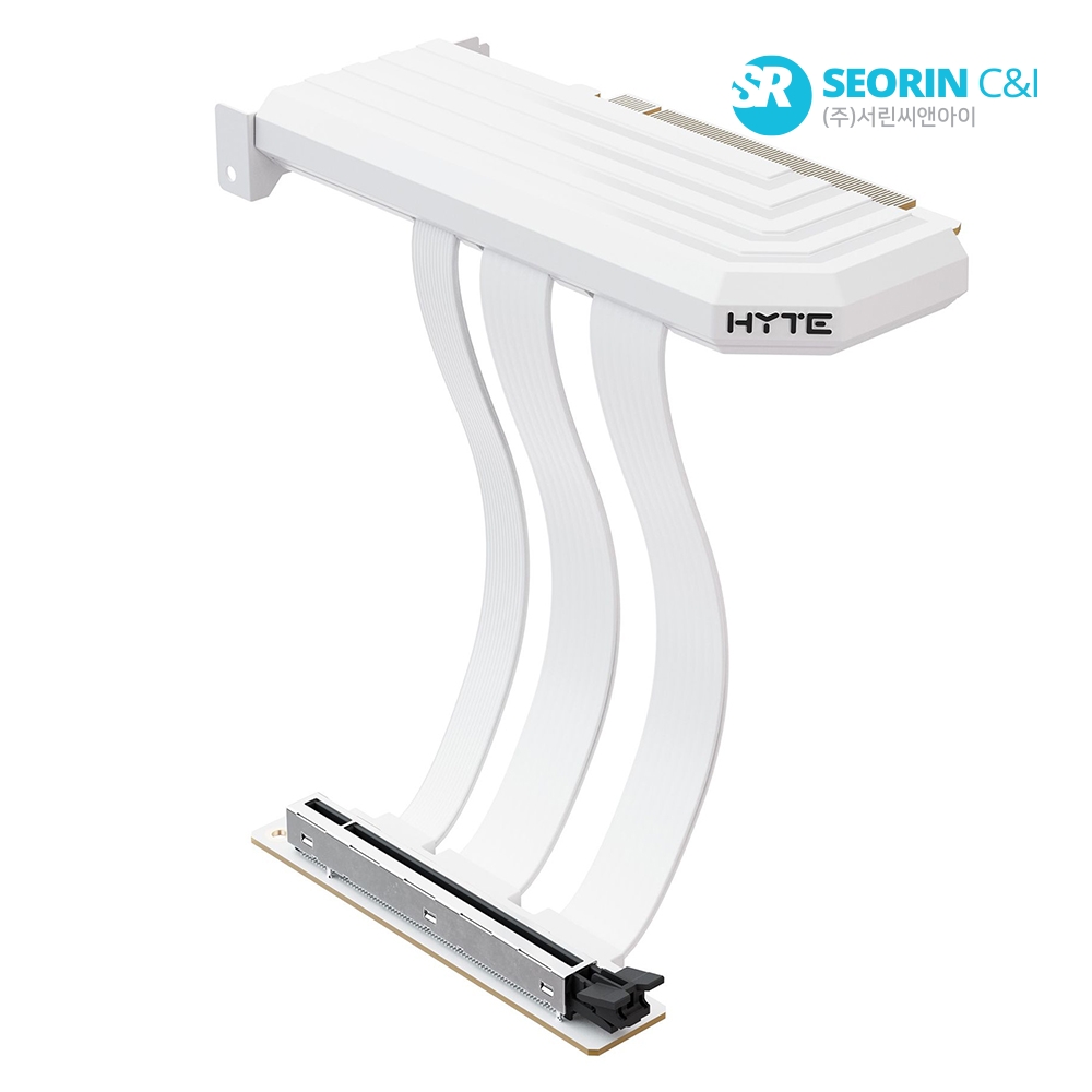 [서린공식] HYTE PCIe 5.0 하이퍼 라이저 케이블 (스노우 화이트) 59,000원