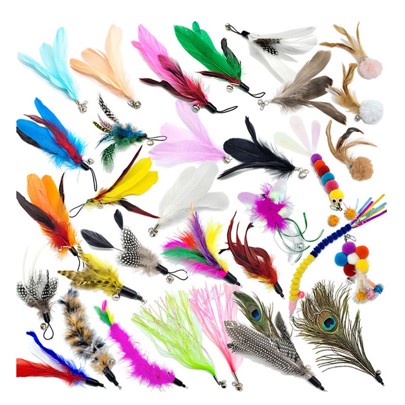 고양이장난감 낚시대 12종세트 낚시대 단품 깃털리필 등 옵션선택 낚시대리필 6,540원