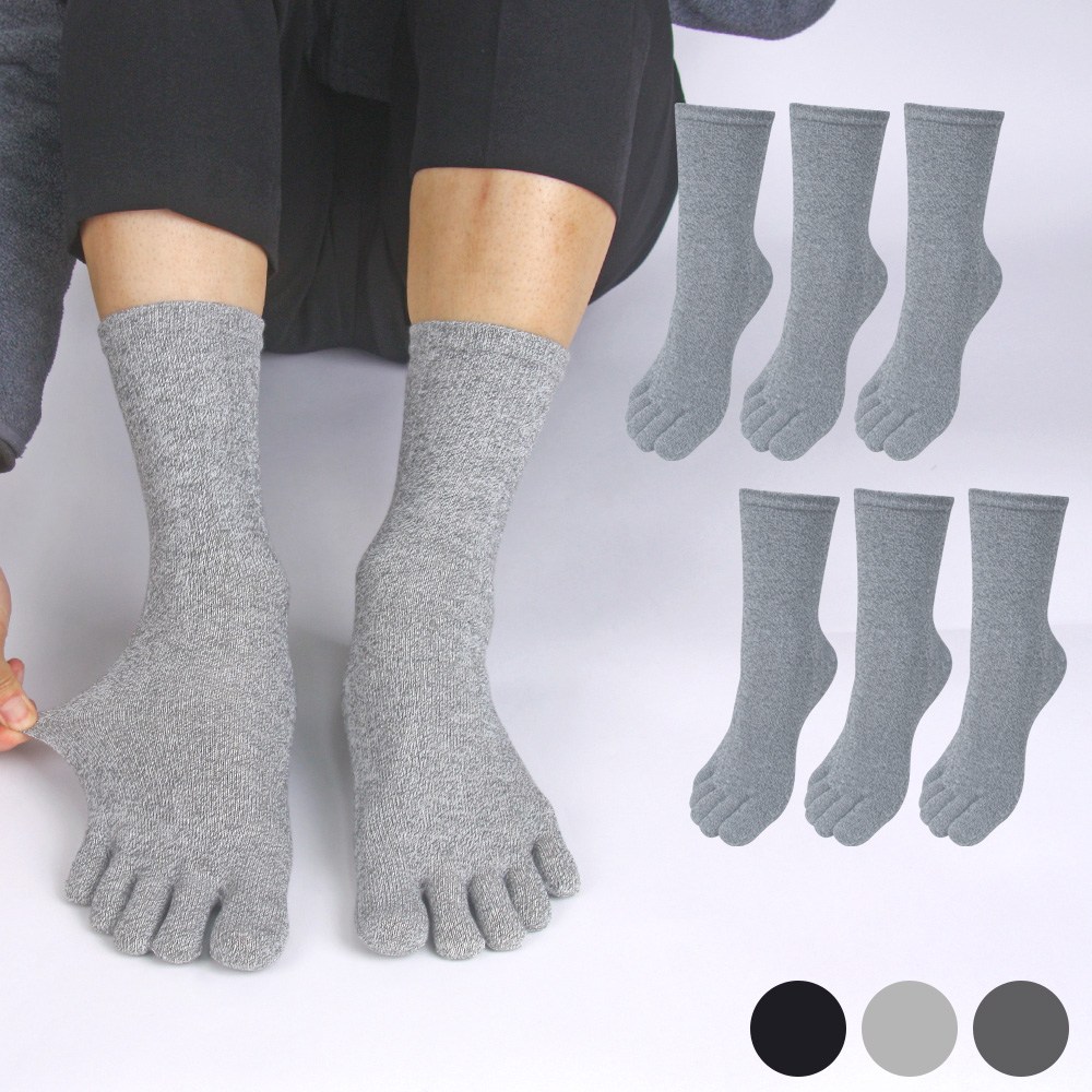 양말조아 내구성이 보강된 면100 기능성 쿨 여름 남성 발가락 양말 7켤레 27,900원