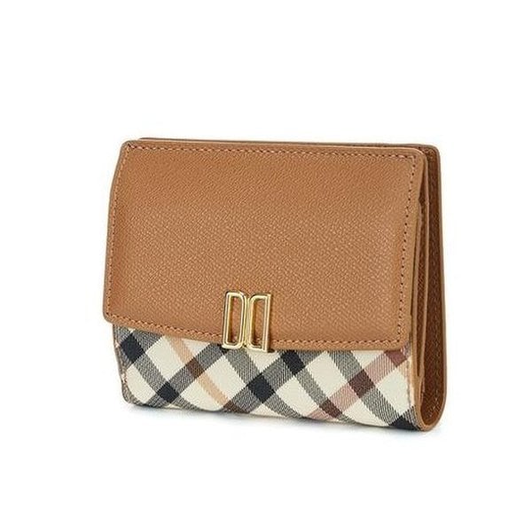 닥스 DCWA3E428W2 VICTORIA브라운 체크배색 가죽 반지갑 YKR640 UBY195 116,100원