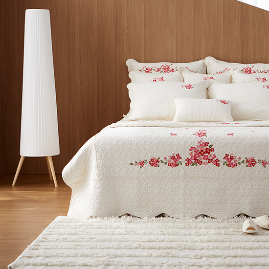 효재 광목워싱 자수 스프레드 침구세트 125,450원