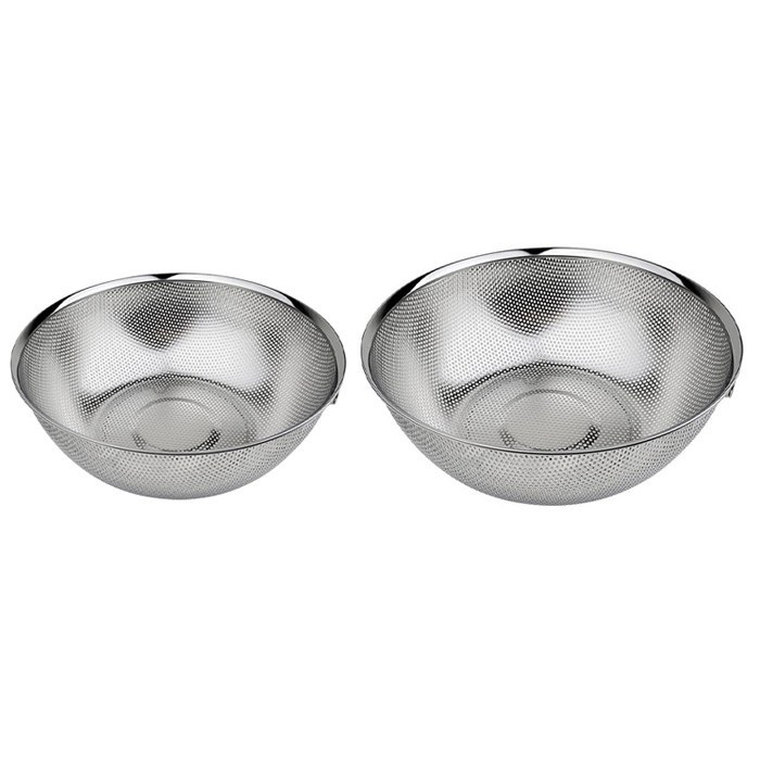 키친아트 타공 스텐 볼바구니 2종 세트 STS-304 56,600원