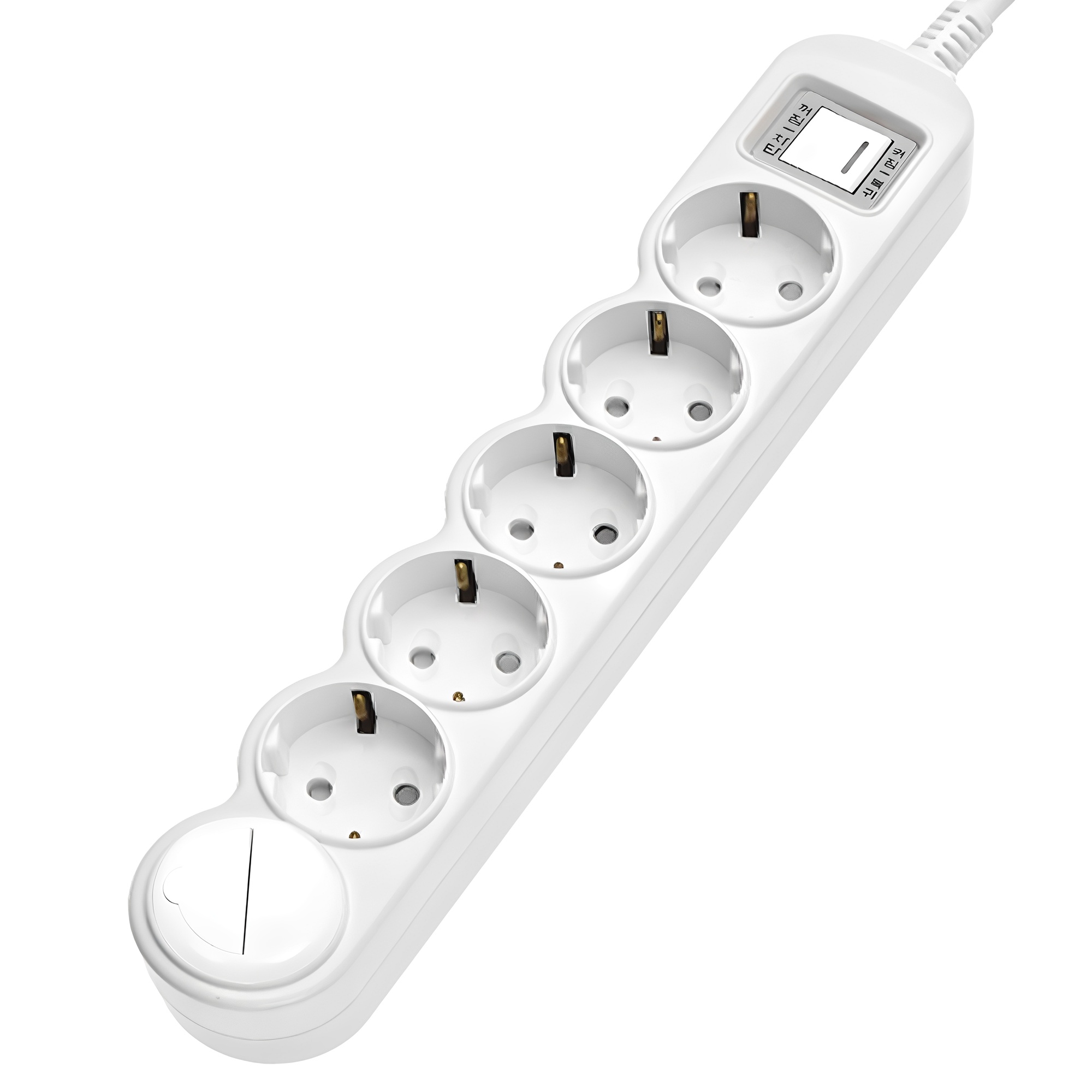 에코파워탭 국내 제조 과부하차단 멀티탭 6구 EPM-L306 + 안전커버 12,800원