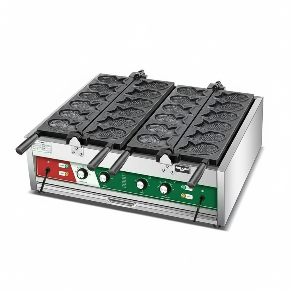 제일식품기계 3구 6구 전기 붕어빵기계 220V 업소용 가정용 카페 잉어빵 붕어빵팬 간식 메이커 659,000원