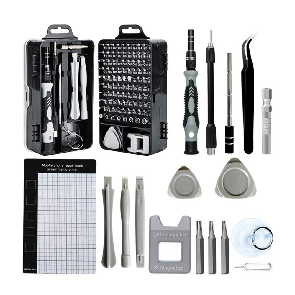 아띠꼴로 미니 정밀 소형 안경 휴대용 드라이버세트 122종, 1개 12,300원