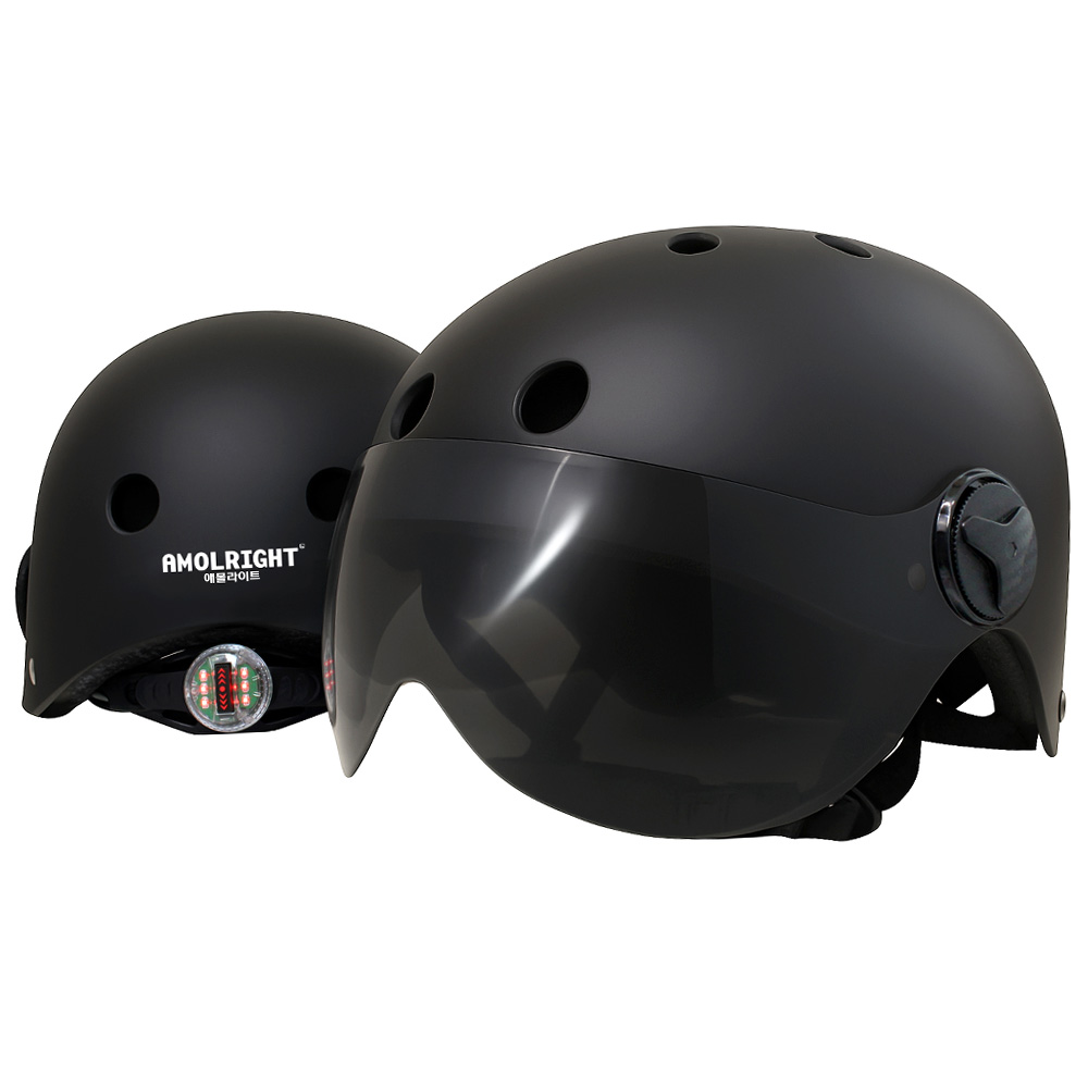 애몰라이트 고글 전기자전거 헬멧 AMH 02 G 전동 킥보드헬멧 자전거 헬멧 후미등 28,800원