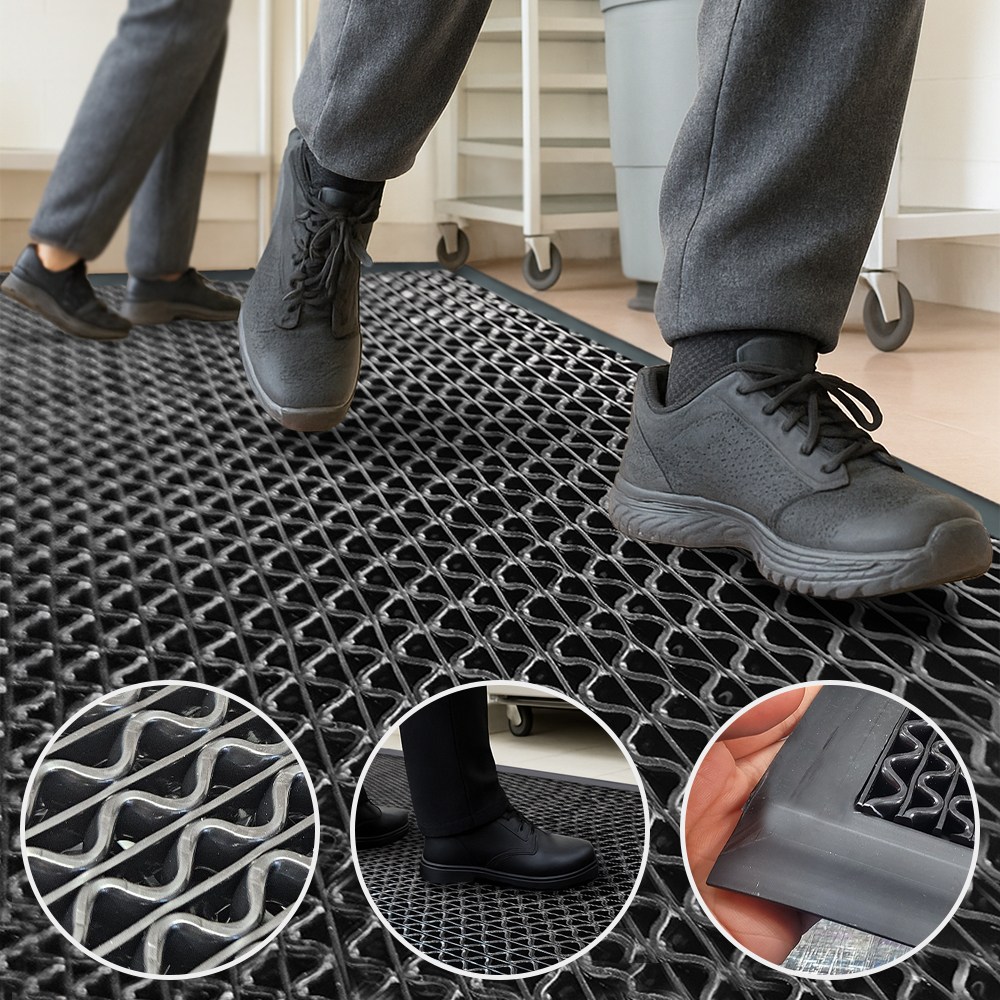 듀러블 논슬립 매트 (미끄럼방지 물빠짐 주방 출입구 매트 주문제작) 700원