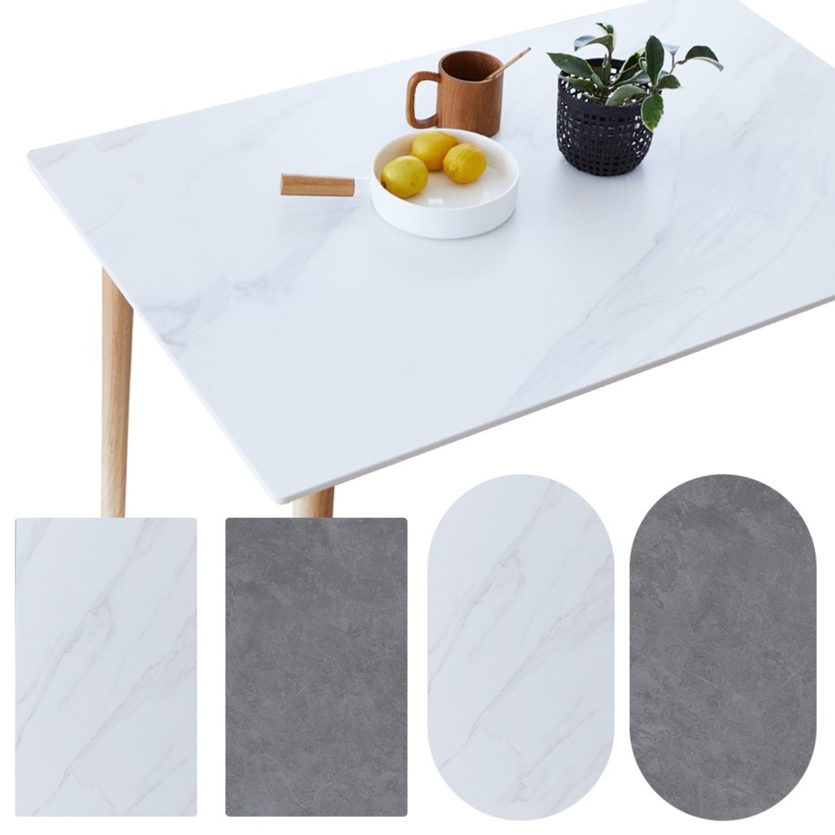 리비니아 포세린 12T 무광 2인 4인 6인 800 1200 1400 1600 1800 포세린 세라믹 상판/2colors, 화이트, 4인용 55,800원