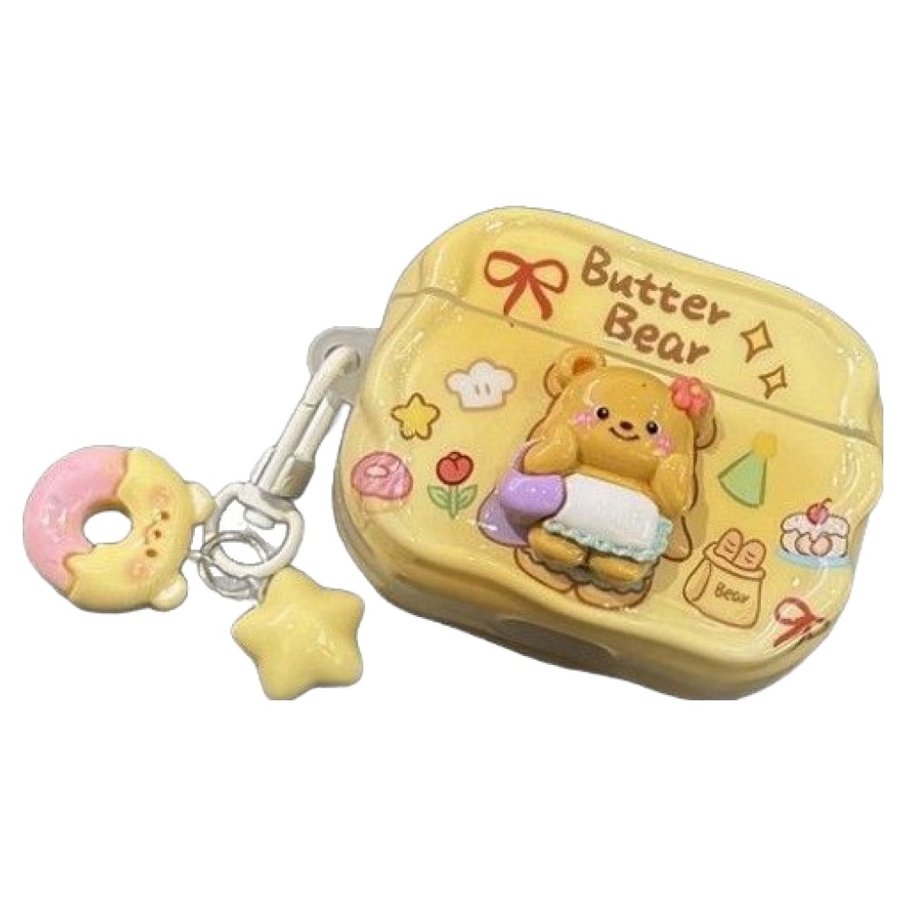 거친언니 귀여운 곰인형 에어팟 케이스 + 액세사리 세트 에어팟 4세대 7,380원