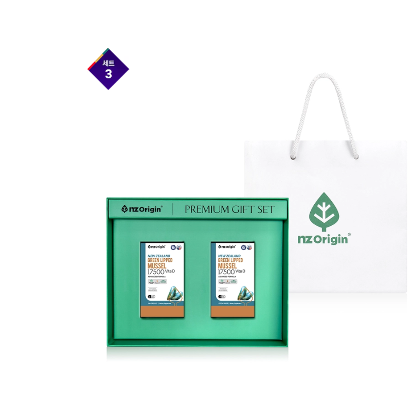 엔젯오리진 뉴질랜드 초록입홍합 710mg x 240캡슐 선물포장 3세트 총 720캡슐 346,680원