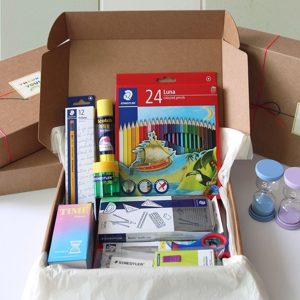 스테들러 문구세트 9종 학용품 생일 초등 준비물 답례품 신학기 새학기 입학 졸업 단체 문구 선물 세트 69,300원