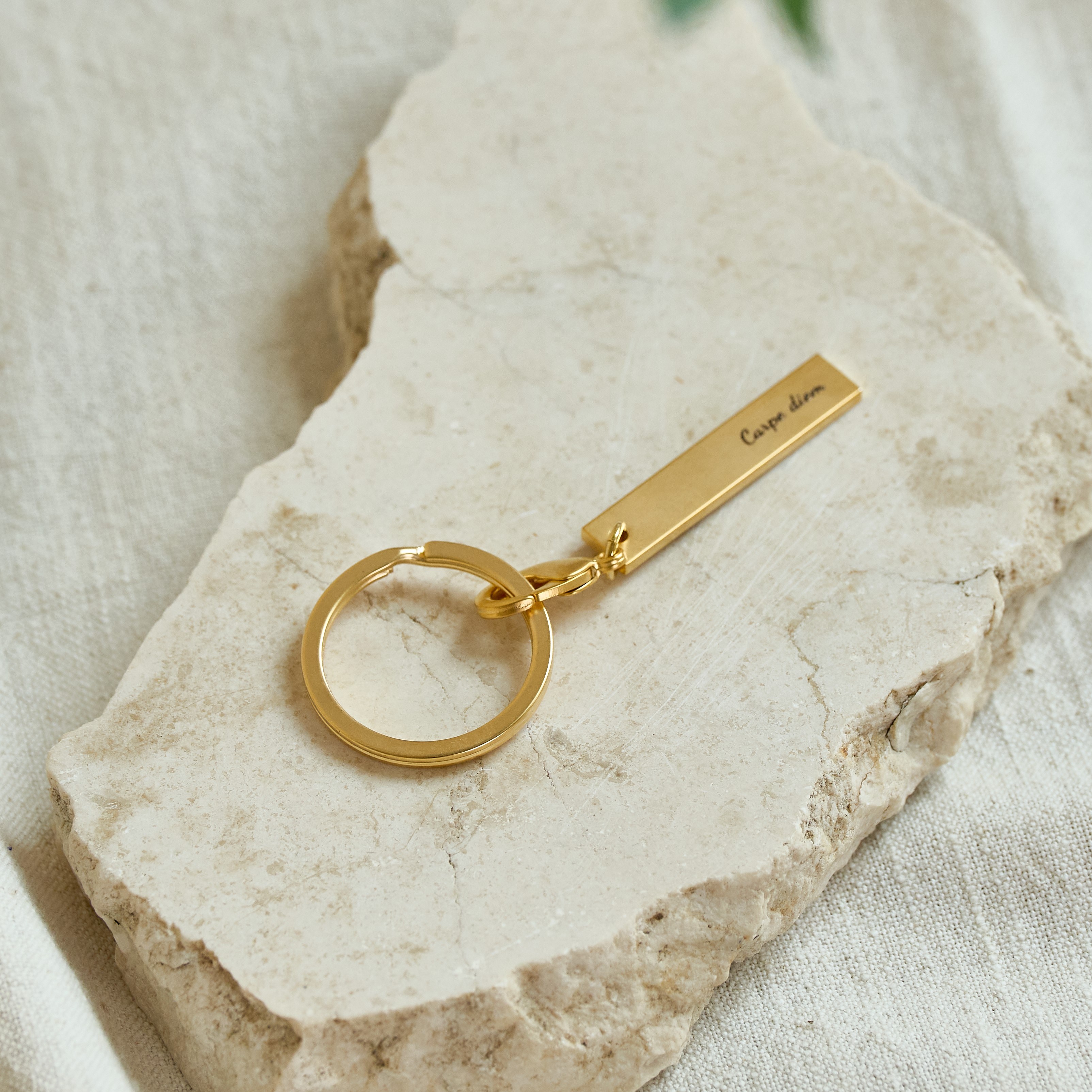 황동 사각 각인 키링 키홀더, 양면각인 11,800원