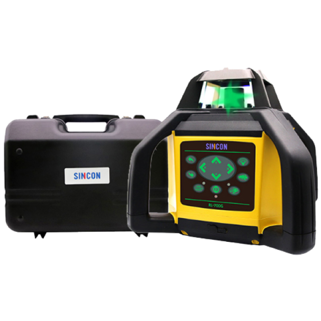 신콘 SINCON 자동레벨기 회전레이저 [그린빔] RL-700G 패키지세트 수광기포함 1,243,000원