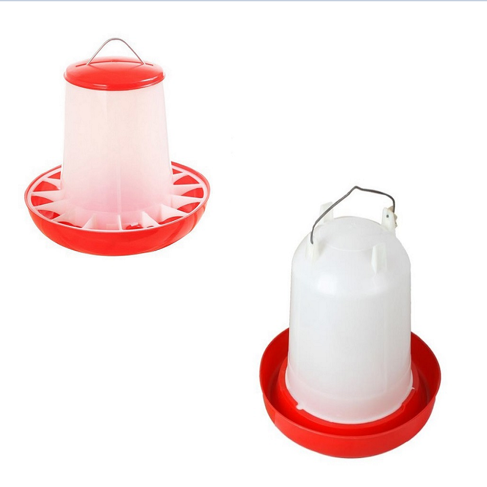 닭물통+모이통 9kg 9L 세트 병아리 모이통 자동급식기, 1세트 24,500원