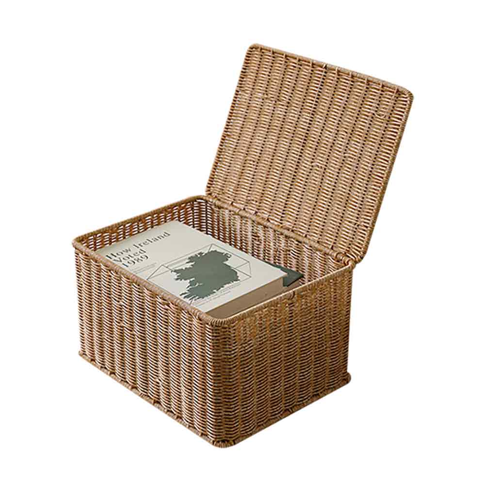 코드86 사각 라탄바구니 정리함 뚜껑 일반형, 뚜껑 일반형/대, 1개 28,800원