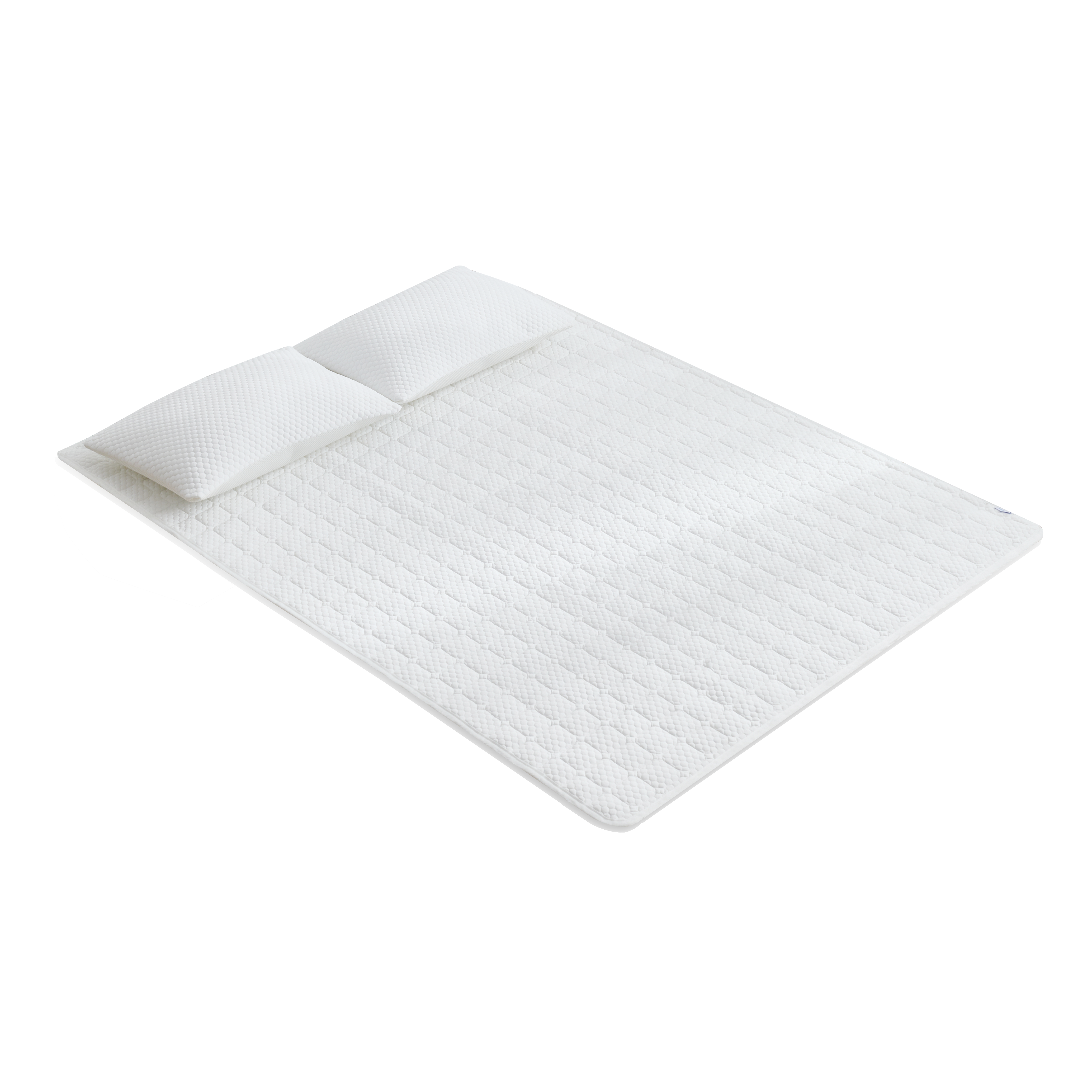 [아큐마칠] 아이스큐브 -7도 도톰한 미끄럼방지 누빔패드 매끈하고 서늘한 휴비스 듀라론 냉감 원사 소재로 직접제작한 에어레이션 쿨 패턴 139,000원