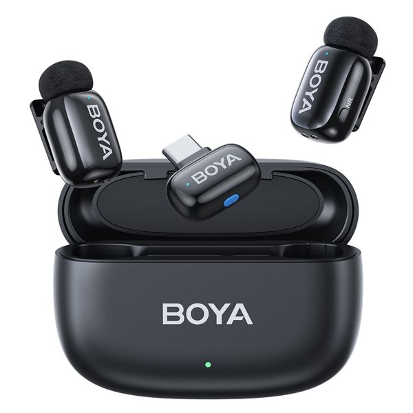 정품 BOYA mini-14 무선마이크 C타입 (수신기1/송신기2/충전케이스) 62,000원