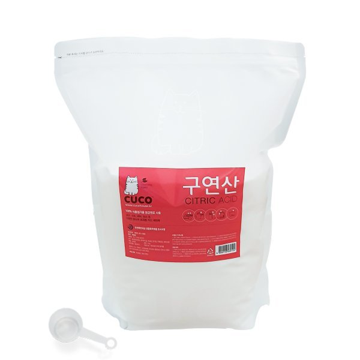 (CUCO)한내음 구연산 베이직 가습기 세척 물때 청소 섬유유연제 17,800원