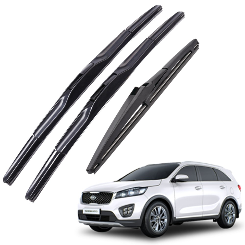기아 자동차 호환 올뉴 더뉴 쏘렌토 R MQ4 전차종 차량용 하이브리드 와이퍼 윈도우브러쉬 전면 후방 1+1+1 19,800원