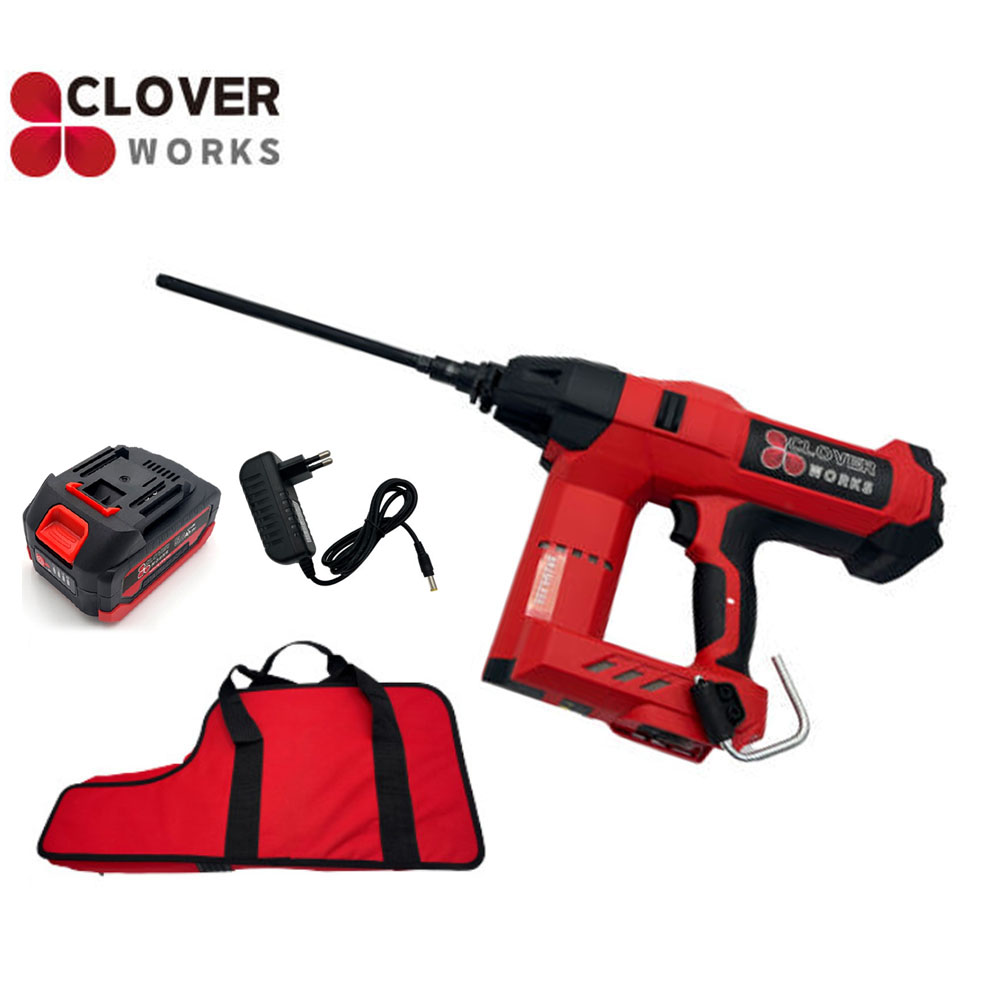 구보텍 충전 인슐레이션 타카 250mm 5Ah배터리 세트 단열재 타정기 890,000원