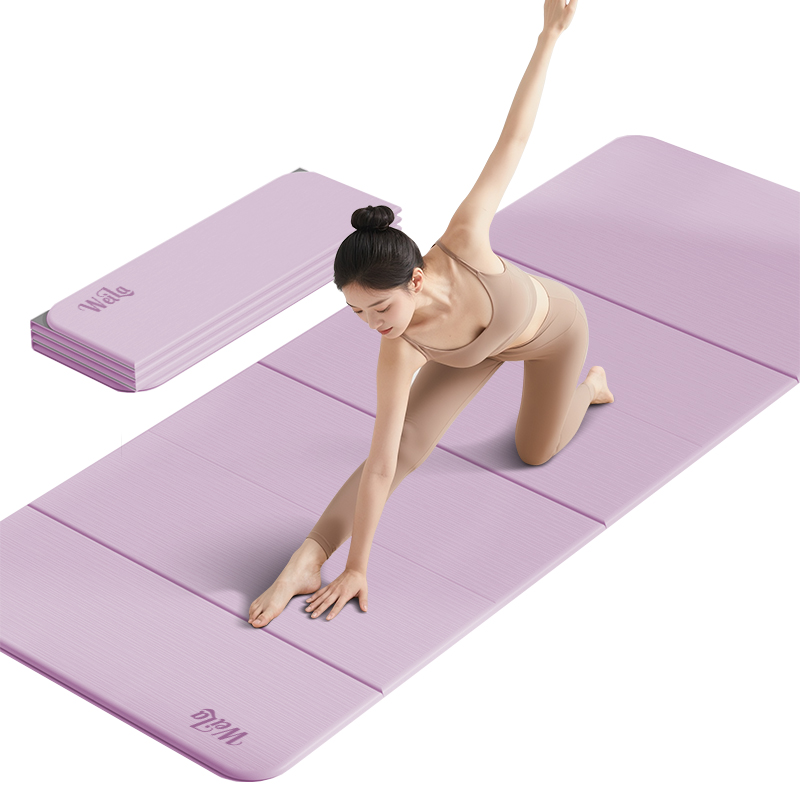 접이식 요가매트 두꺼운 TPE 10mm 층간소음 실내 운동매트, 1개, 퍼플 + 그레이, 현재가 66,400원