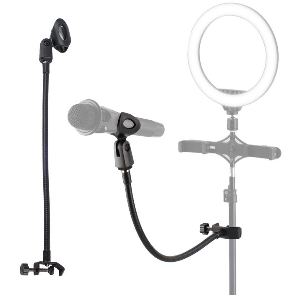 스탠드 설치용 자바라 마이크 스탠드 클램프 집게 타입 콘덴서 다이내믹 핸드, 1개, AC-M56 15,000원