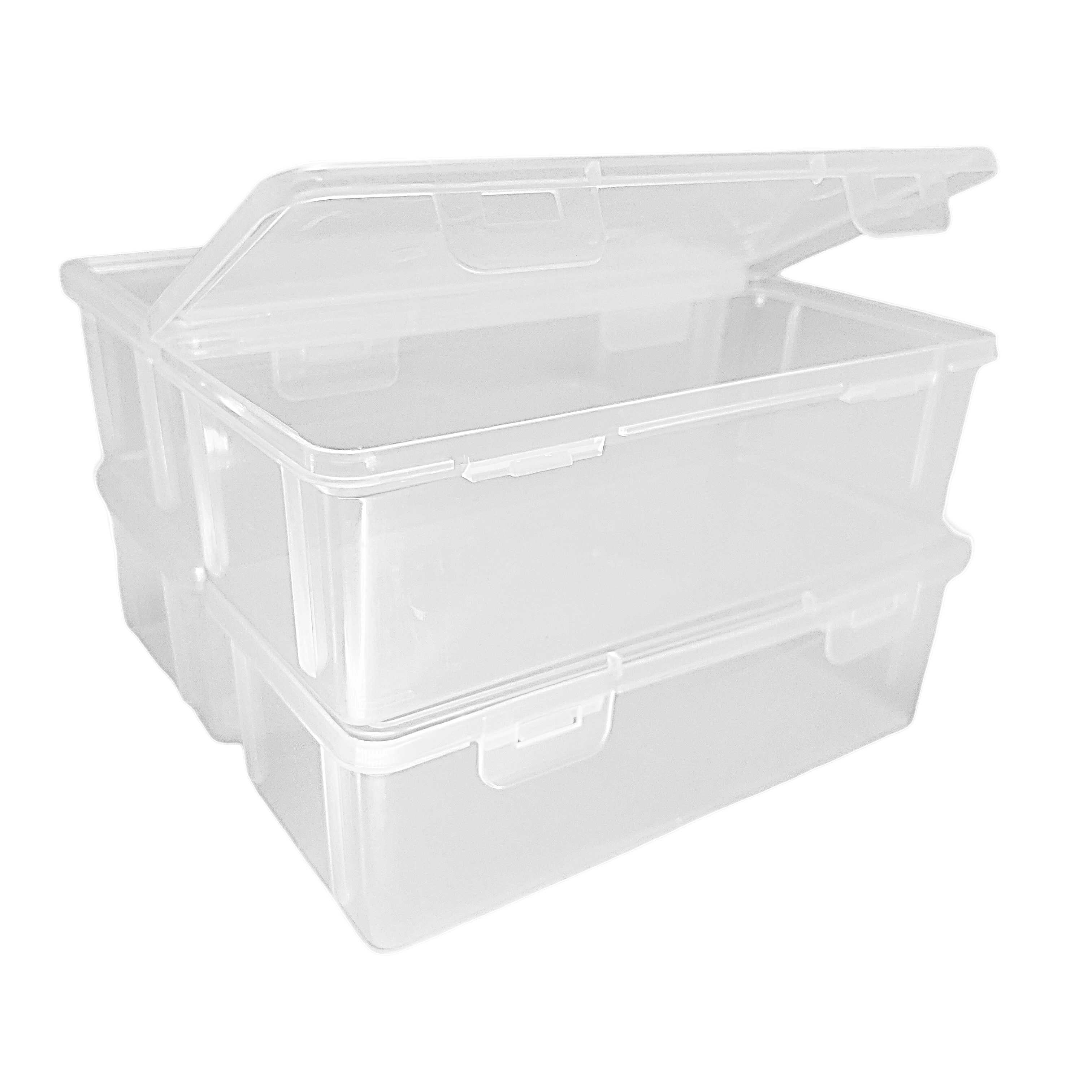 [다용도] 달기담 투명 플라스틱 필통 수납함 케이스 문구박스, 4개, 투명계열 12,000원