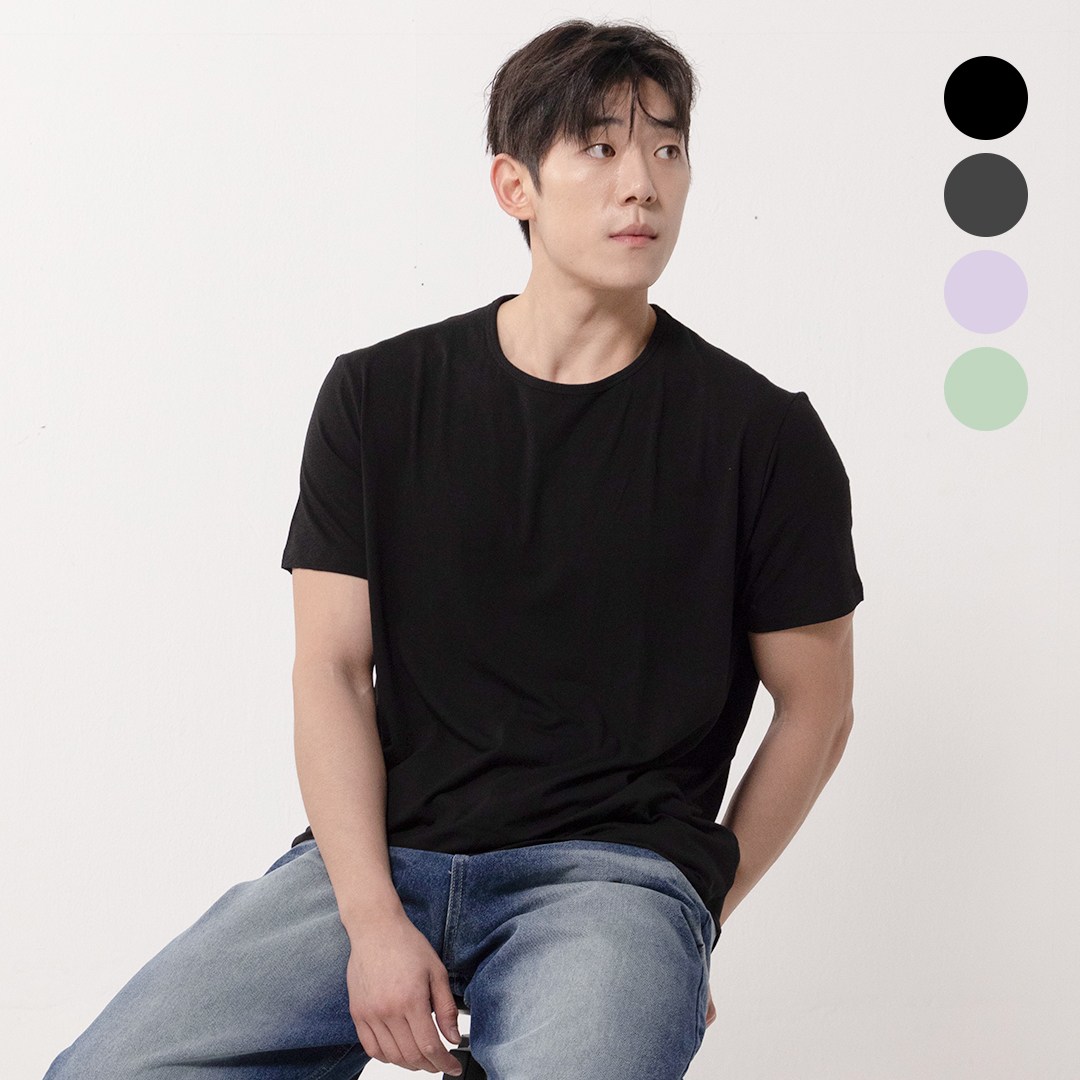 싸이클린 남성 반팔티셔츠 뱀부 베이직 남자 머슬핏 데일리 기본면티 이너티 39,900원