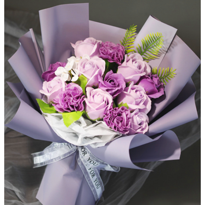 [ 특가판매 ] 비누꽃 장미 꽃다발 + 쇼핑백 MJS JOYFUL 17,980원