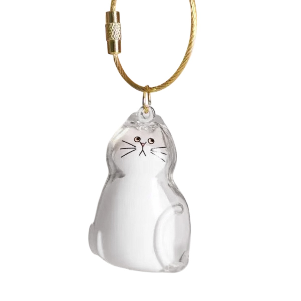 리빙릿 고양이 털 보관 투명 키링 반려묘 캡슐 펫 추억보관함 열쇠고리 8,250원