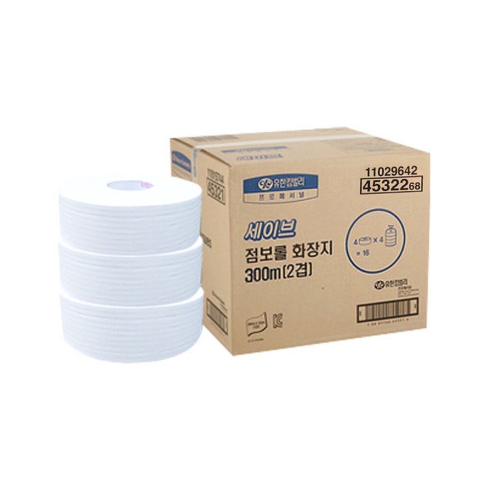 45322(68)뽀삐세이브점보롤화장지300m2겹/16롤(1박스) 94,350원