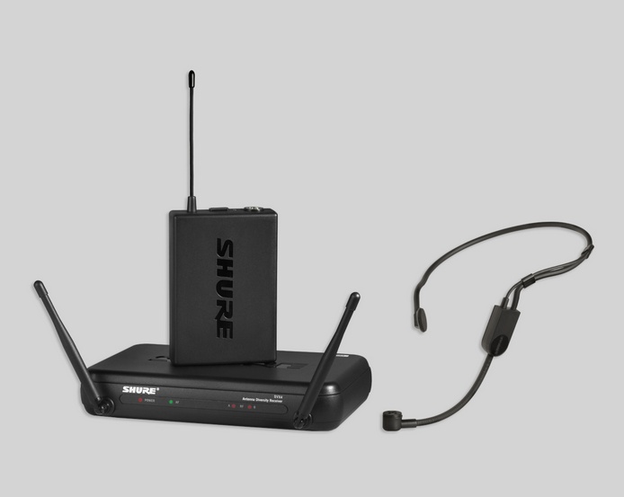 [SHURE] SVX14K/PGA31 슈어 SVX 1채널 헤드셋 바디팩 무선 마이크 세트 /헤드셋PGA31 포함 / 보컬,예배,행사용  SVX14K/P31 440,000원