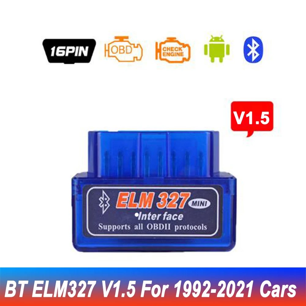 자동차 페이스 진단기 5 인터 V1 1 OBD2 진단 자동 ELM327 V2 차량용 엔진 체크 블루투스 코드 리더 스캐너 미니 도구 12,200원