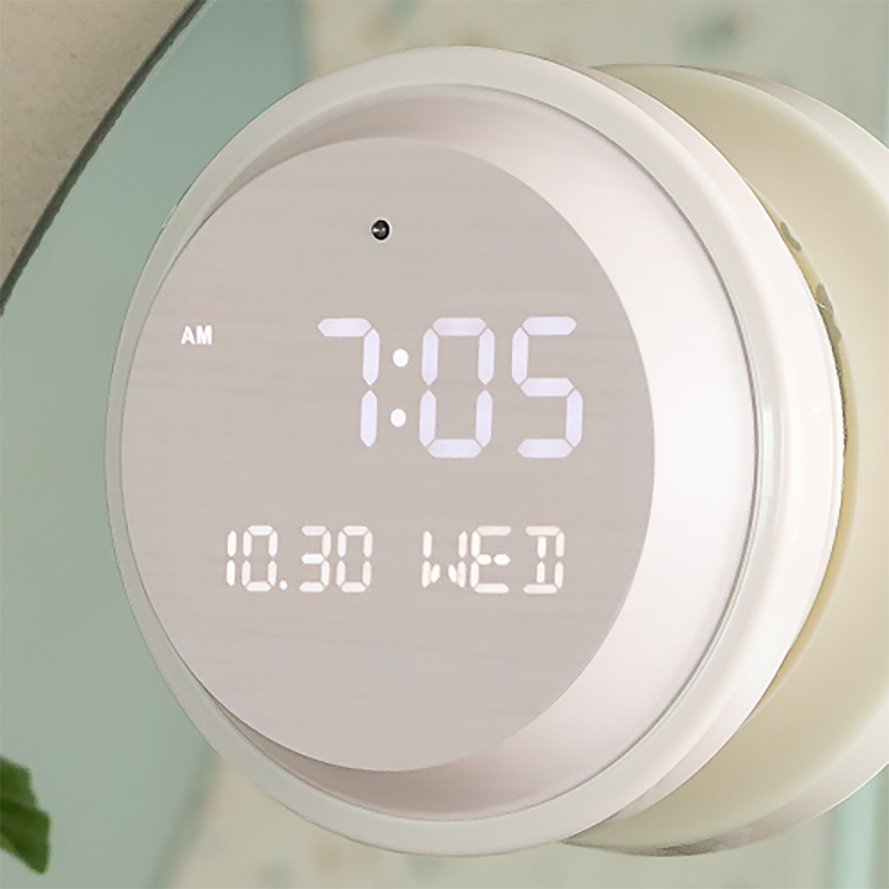 플라이토  무선 베스룸 디지털 LED 욕실 흡착식 방수 시계 화장실 사우나 시계 13cm 39,000원