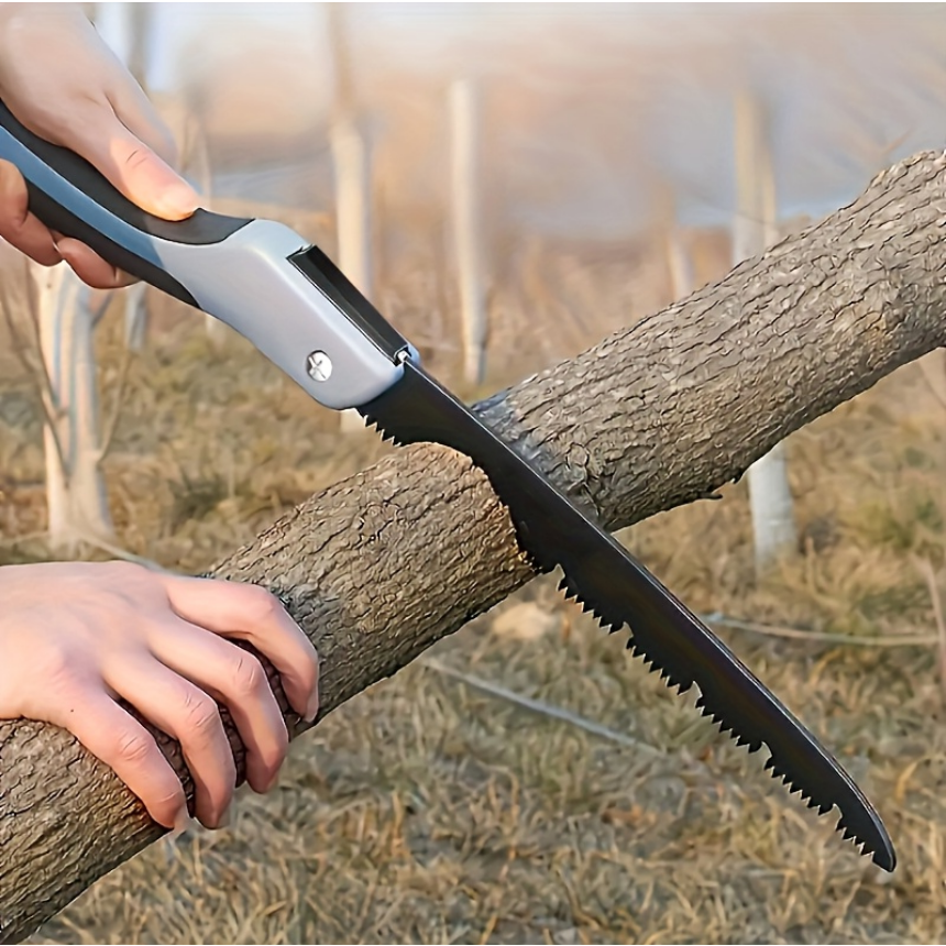 다기능 SK5 스틸 접이식 톱 인체공학 손잡이 안전 잠금 목공 가지치기용 휴대용 톱 10,500원