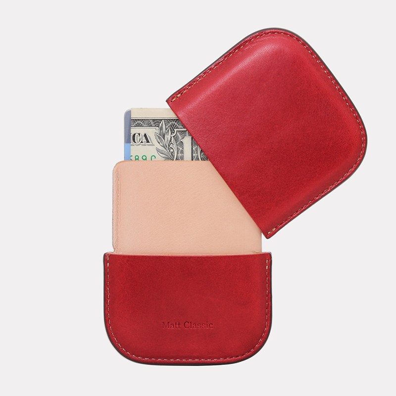 마뜨 수제 소가죽 클래식 열성형 카드지갑 명함지갑 62,000원